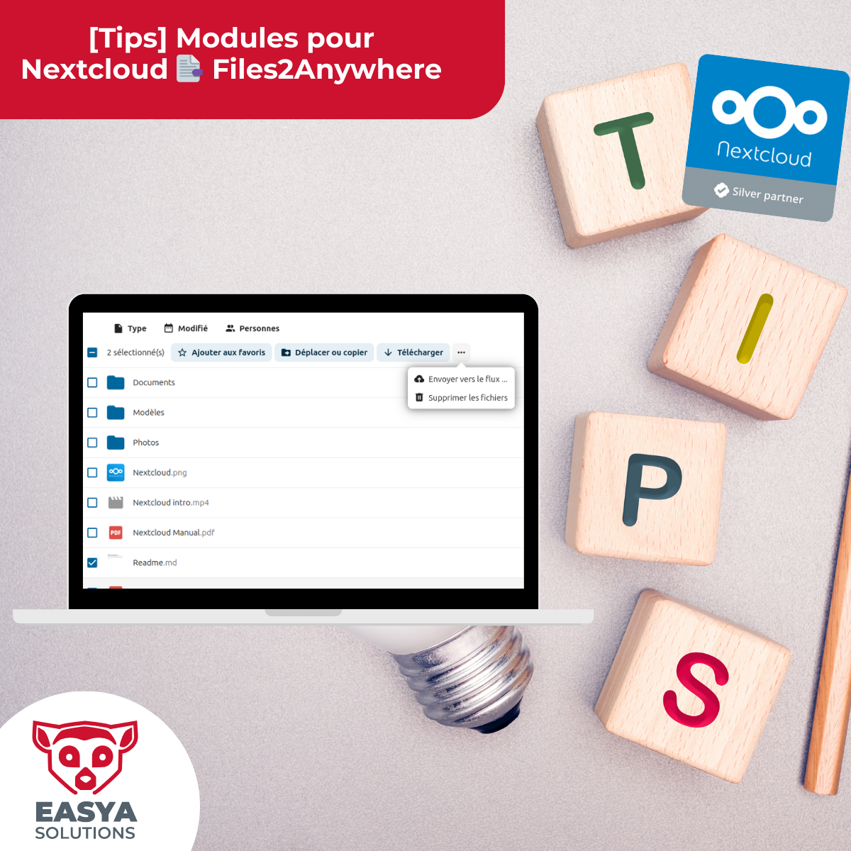 [Tips] Modules pour Nextcloud - Files2Anywhere - Opendsi